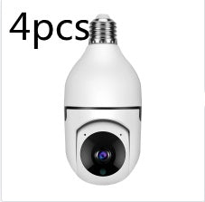1080P WiFi Bulb Security Camera – 4X Zoom, E27, 5G Alarm Monitor - The Little Market Shop