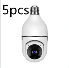 1080P WiFi Bulb Security Camera – 4X Zoom, E27, 5G Alarm Monitor - The Little Market Shop