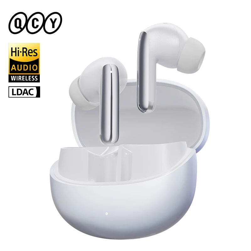 QCY MeloBuds Pro ANC Earbuds – Wireless Hi-Res LDAC Bluetooth 5.3 - The Little Market Shop