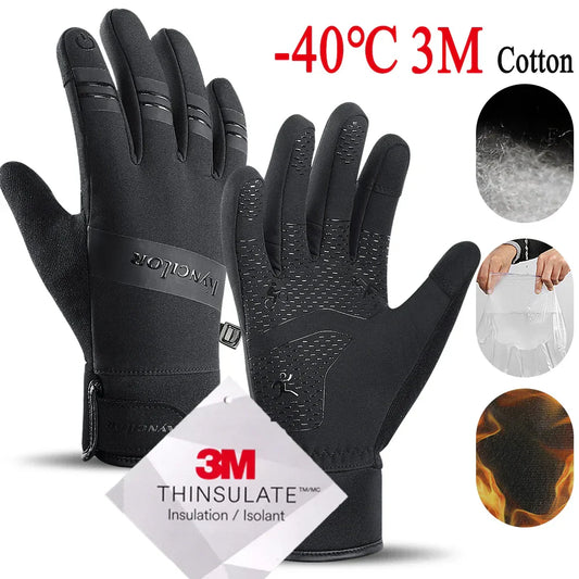Winter Cycling Gloves - Waterproof, Windproof, Touchscreen Sports Gear - The Little Market Shop