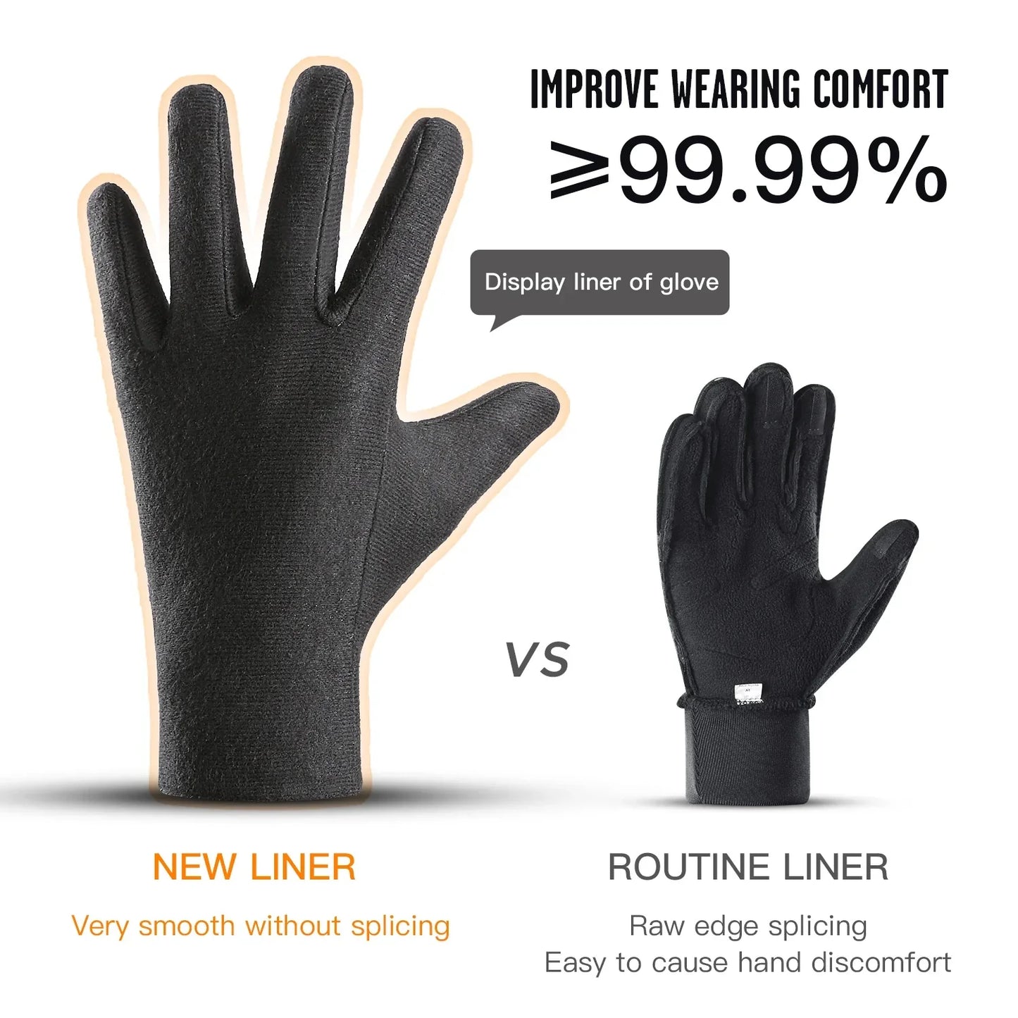 Winter Cycling Gloves - Waterproof, Windproof, Touchscreen Sports Gear - The Little Market Shop