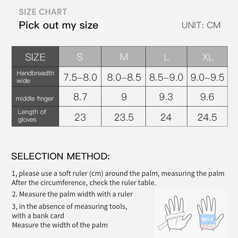 Winter Cycling Gloves - Waterproof, Windproof, Touchscreen Sports Gear - The Little Market Shop