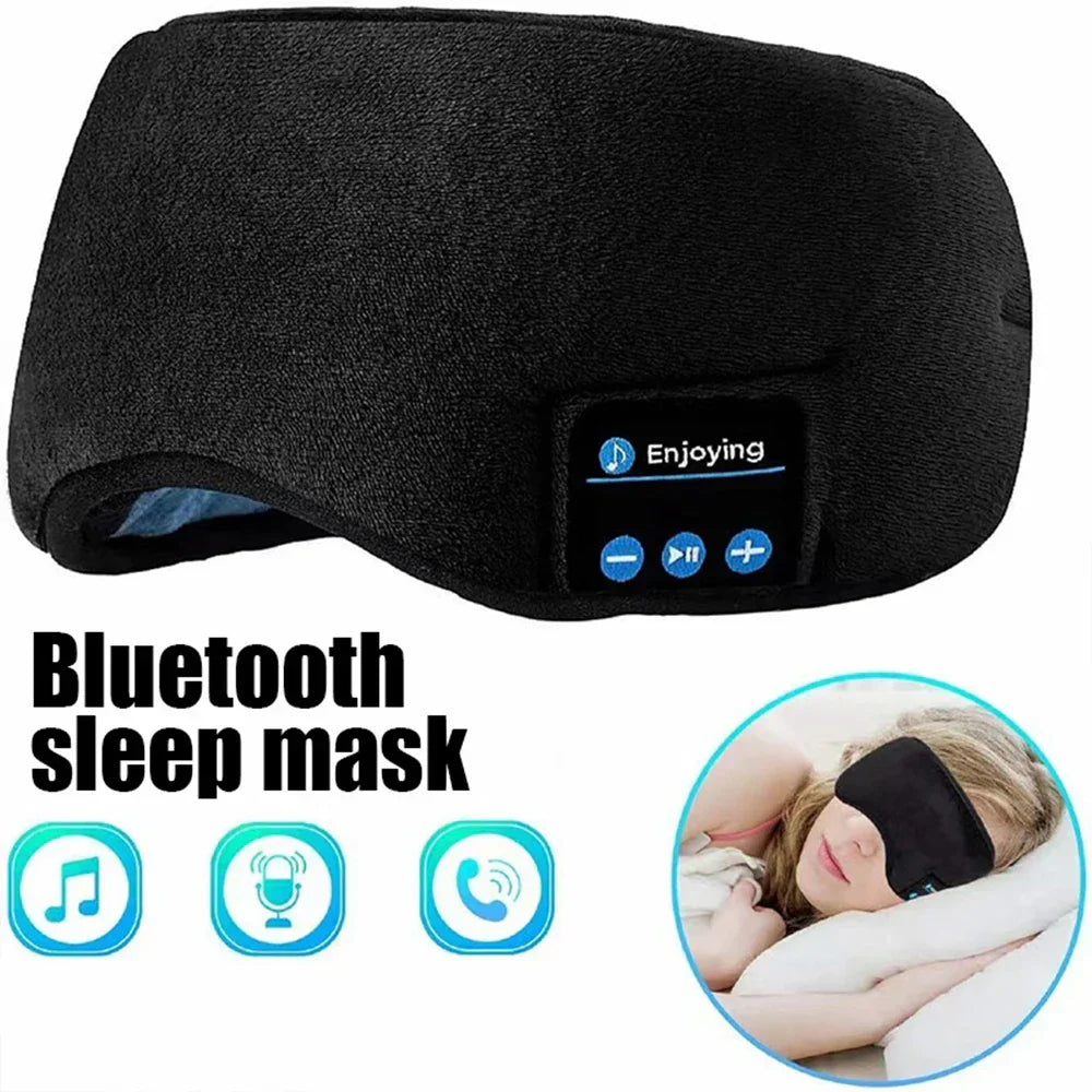 Wireless Bluetooth Sports Headband with Music & Sleep Mask – Comfort & Sound - The Little Market Shop
