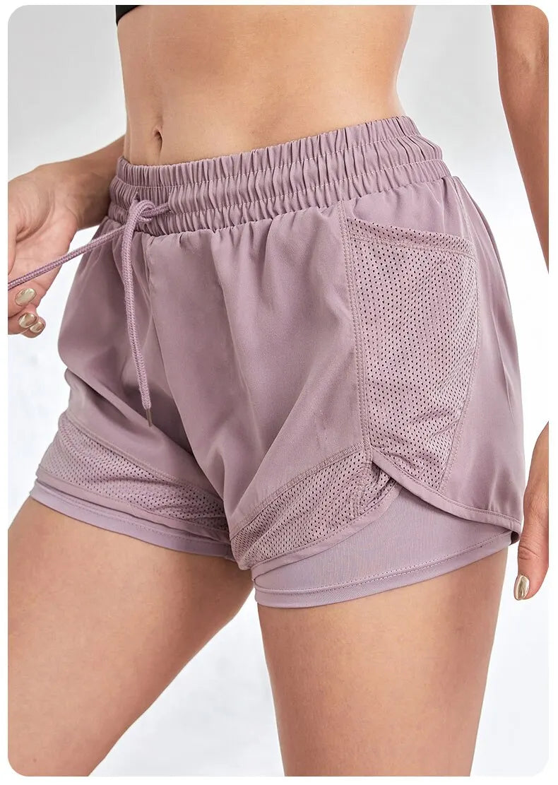 Women's Sports Shorts with Pockets – Yoga, Running & Training Ready - The Little Market Shop