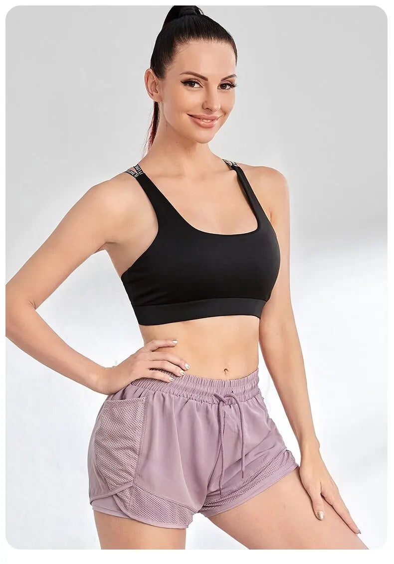 Women's Sports Shorts with Pockets – Yoga, Running & Training Ready - The Little Market Shop