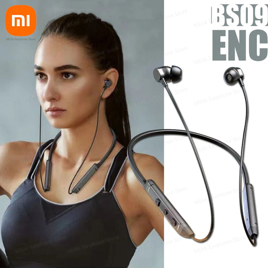 Xiaomi Mijia BS09 ENC Neckband Wireless Earphones Bluetooth 5.3 HiFi - The Little Market Shop
