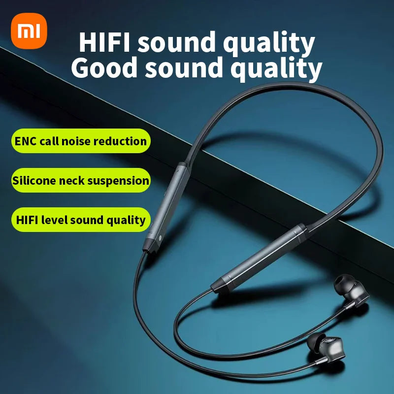 Xiaomi Mijia BS09 ENC Neckband Wireless Earphones Bluetooth 5.3 HiFi - The Little Market Shop