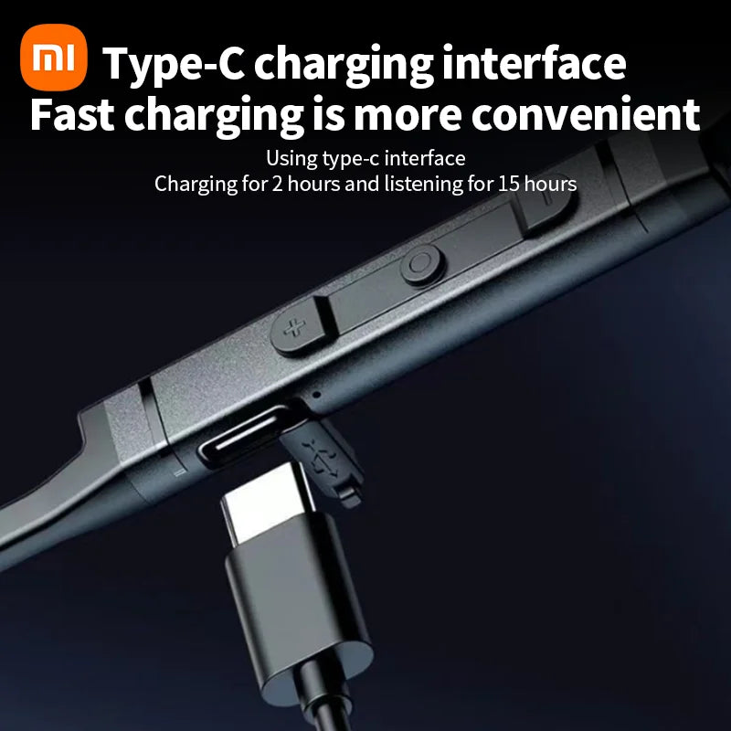 Xiaomi Mijia BS09 ENC Neckband Wireless Earphones Bluetooth 5.3 HiFi - The Little Market Shop