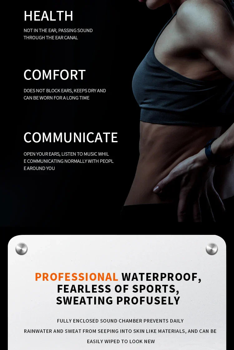 Xiaomi Mijia Bone Conduction Bluetooth Sports Headphones – Open-Ear Comfort & Safety - The Little Market Shop