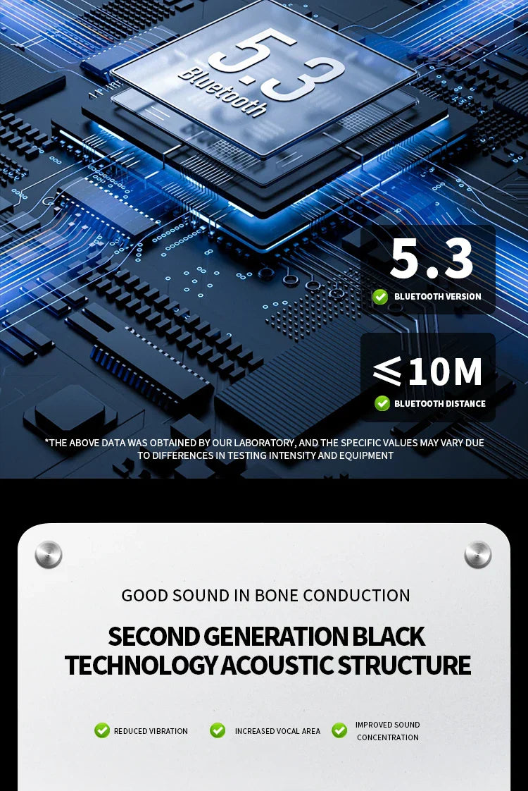 Xiaomi Mijia Bone Conduction Bluetooth Sports Headphones – Open-Ear Comfort & Safety - The Little Market Shop