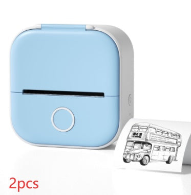 Portable Mini Thermal Label & Photo Printer – Wireless, Inkless, Bluetooth - The Little Market Shop