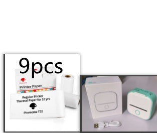 Portable Mini Thermal Label & Photo Printer – Wireless, Inkless, Bluetooth - The Little Market Shop