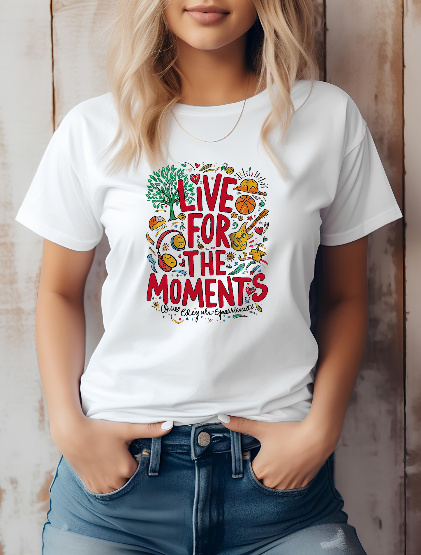 Live for the Moments Women's Relaxed T-Shirt - The Little Market Shop