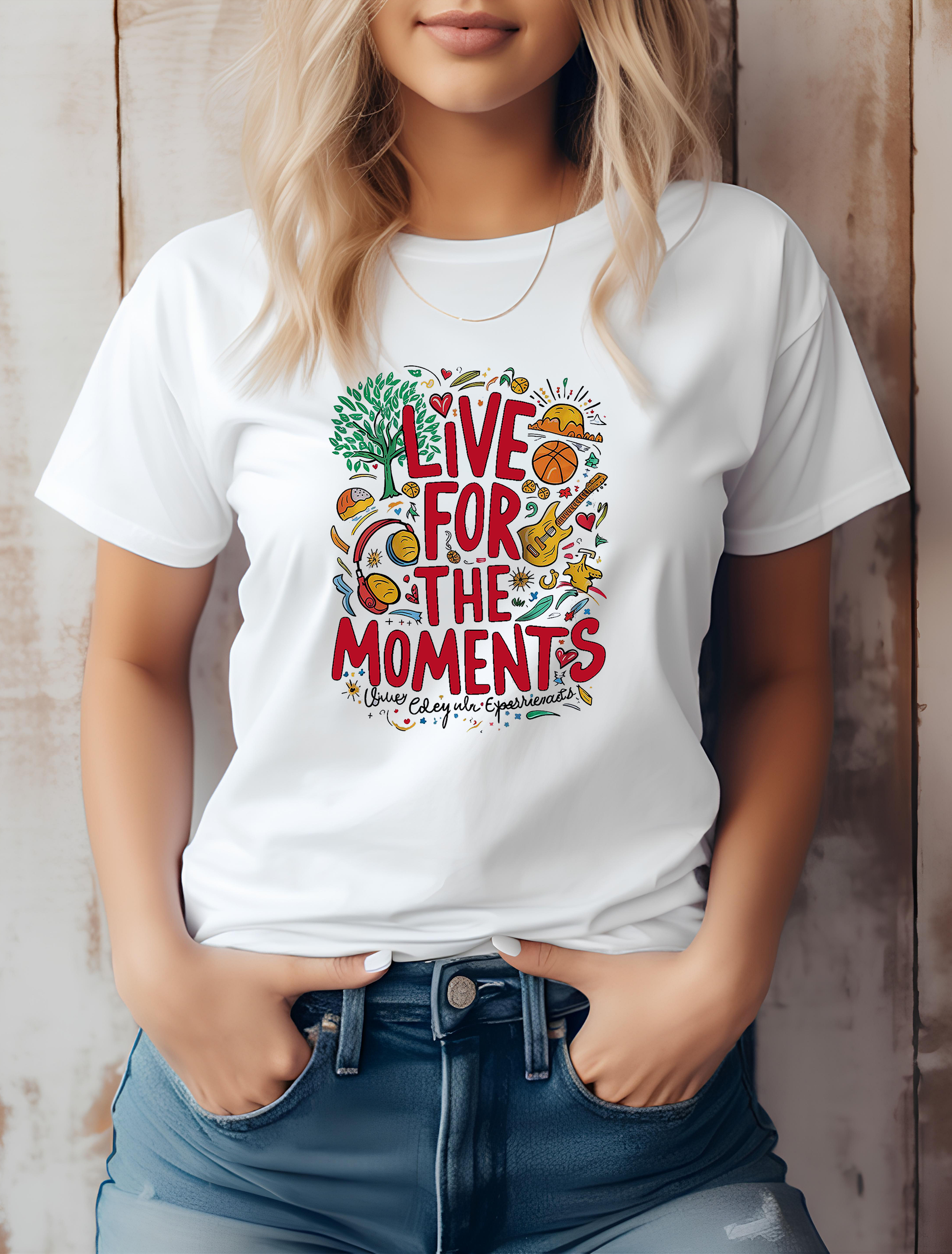 Live for the Moments Women's Relaxed T-Shirt - The Little Market Shop