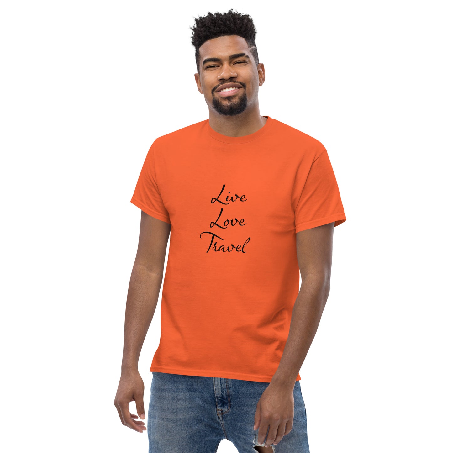 Live Love Travel - Men's classic T Shirt - The Little Market Shop