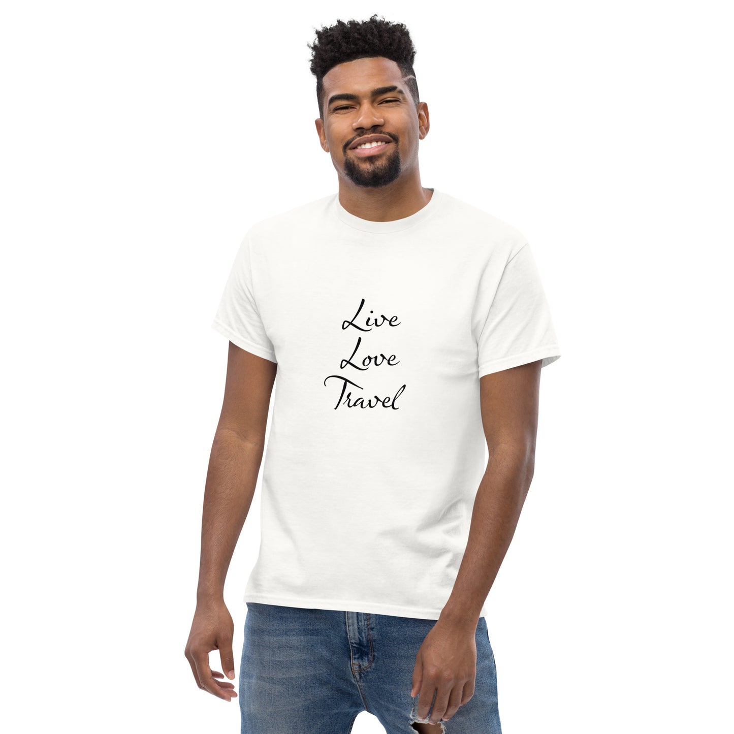 Live Love Travel - Men's classic T Shirt - The Little Market Shop