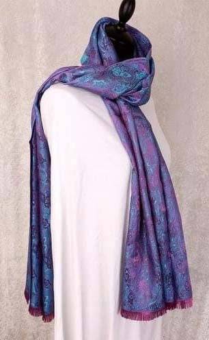 Luxury Silk Evening Wrap Shawl – Elegant Wedding Guest Formal Scarf for Women - The Little Market Shop