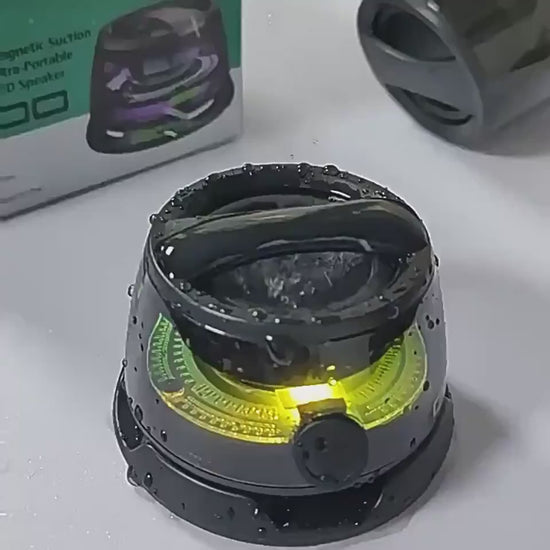 G200 Mini Bluetooth Speaker with RGB Lights & Phone Holder video 5