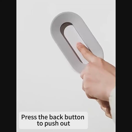 Self-Cleaning Hair Brush – Anti-Static, Scalp Massage & Easy Detangling 4video