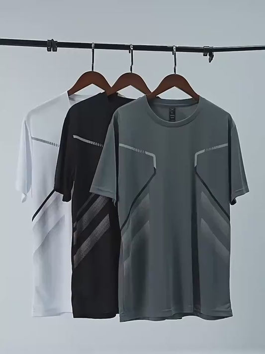 Men’s Quick-Dry Sports T-Shirt – Breathable Running Workout Tee video1