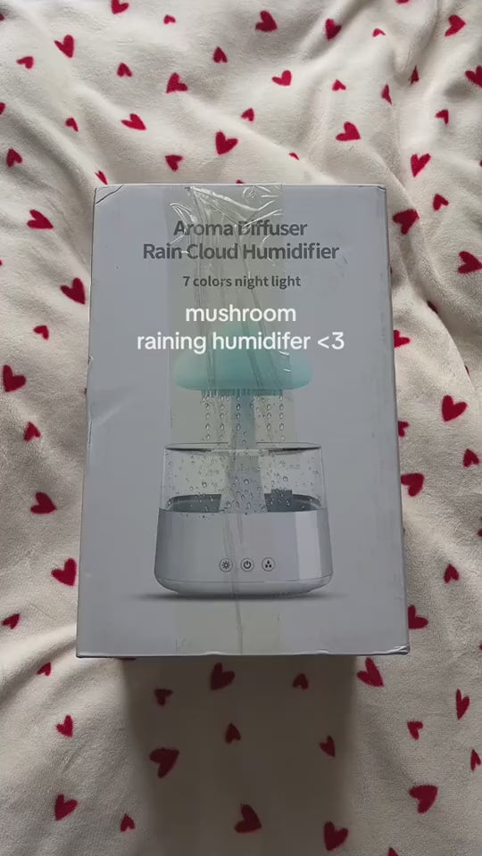 Rain Cloud Humidifier & Aroma Diffuser – Ultrasonic Air Purifier 8