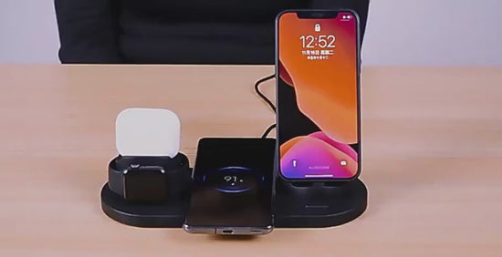 6-in-1 Wireless Charging Dock – Fast Charge iPhone, Watch & More video 2