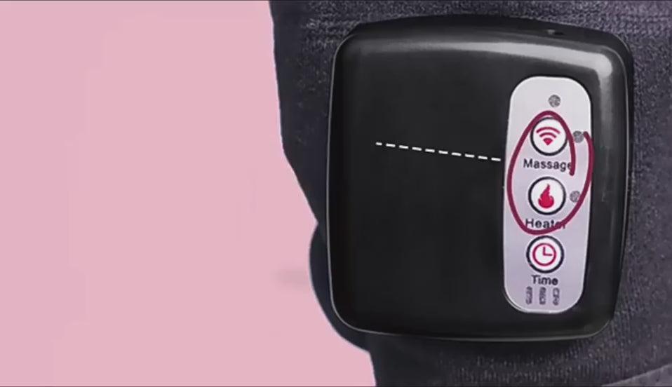 Portable Joint Relief Wrap – Heat & Vibration Therapy for Pain Relief videi 3