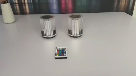 Crystal LED Table Lamp – RGB Night Light with Remote & Touch Control video 1