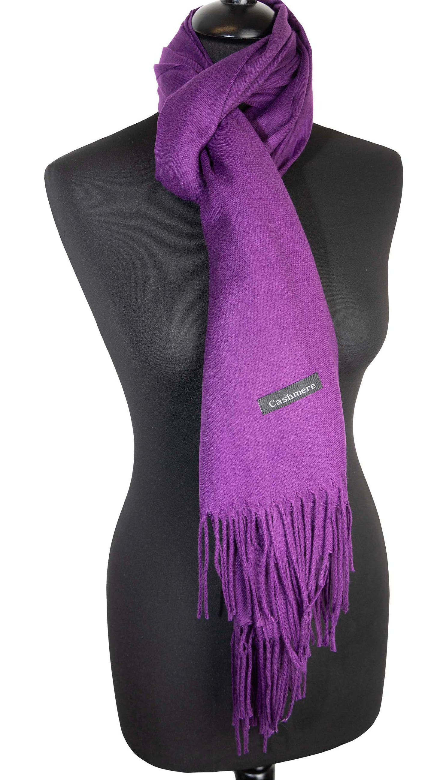 Luxury Purple Cashmere Scarf – Ultra-Soft, Warm & Gift-Ready – Free Worldwide Shipping