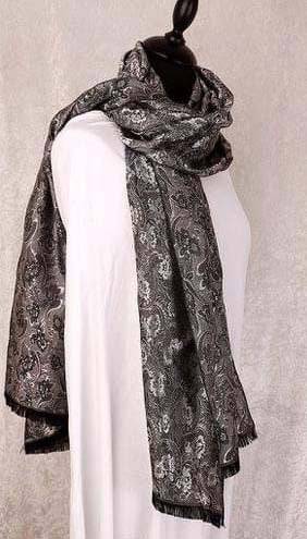 Luxury Silk Evening Wrap Shawl – Elegant Wedding Guest Formal Scarf for Women - The Little Market Shop