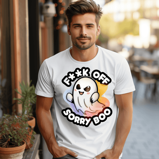Funny ghost design Unisex t-shirt - The Little Market Shop