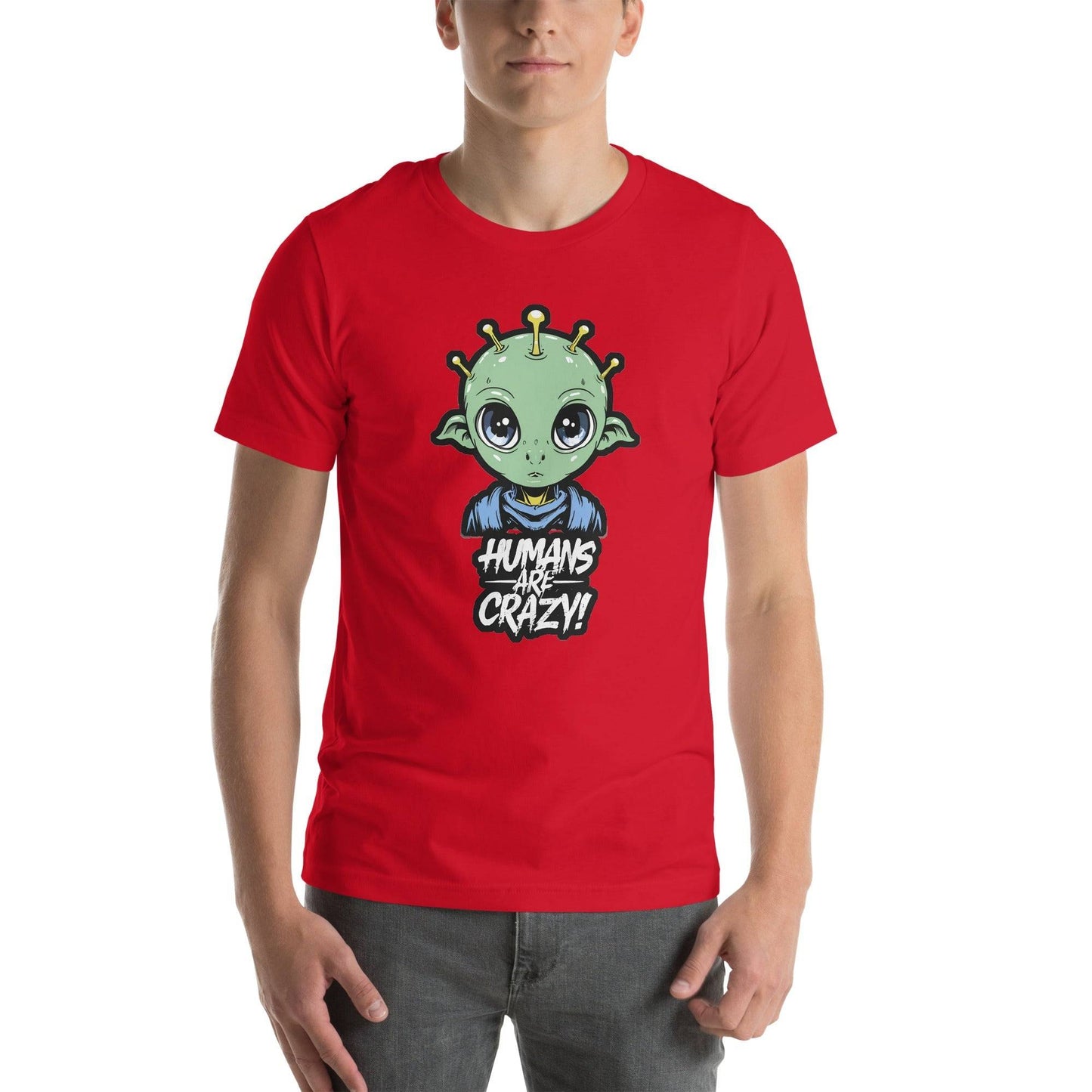 Humans are crazy Unisex t-shirt - The Little Market Shop