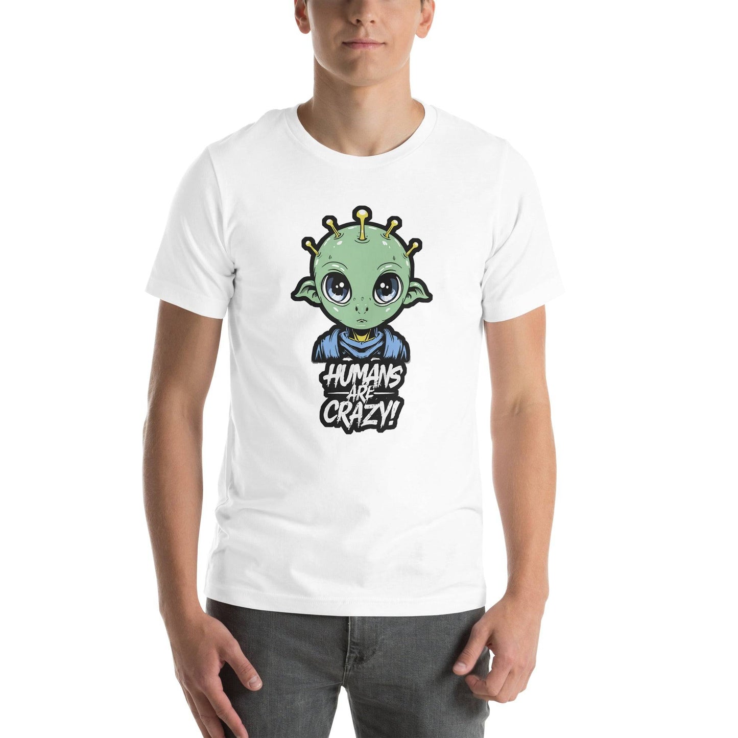 Humans are crazy Unisex t-shirt - The Little Market Shop