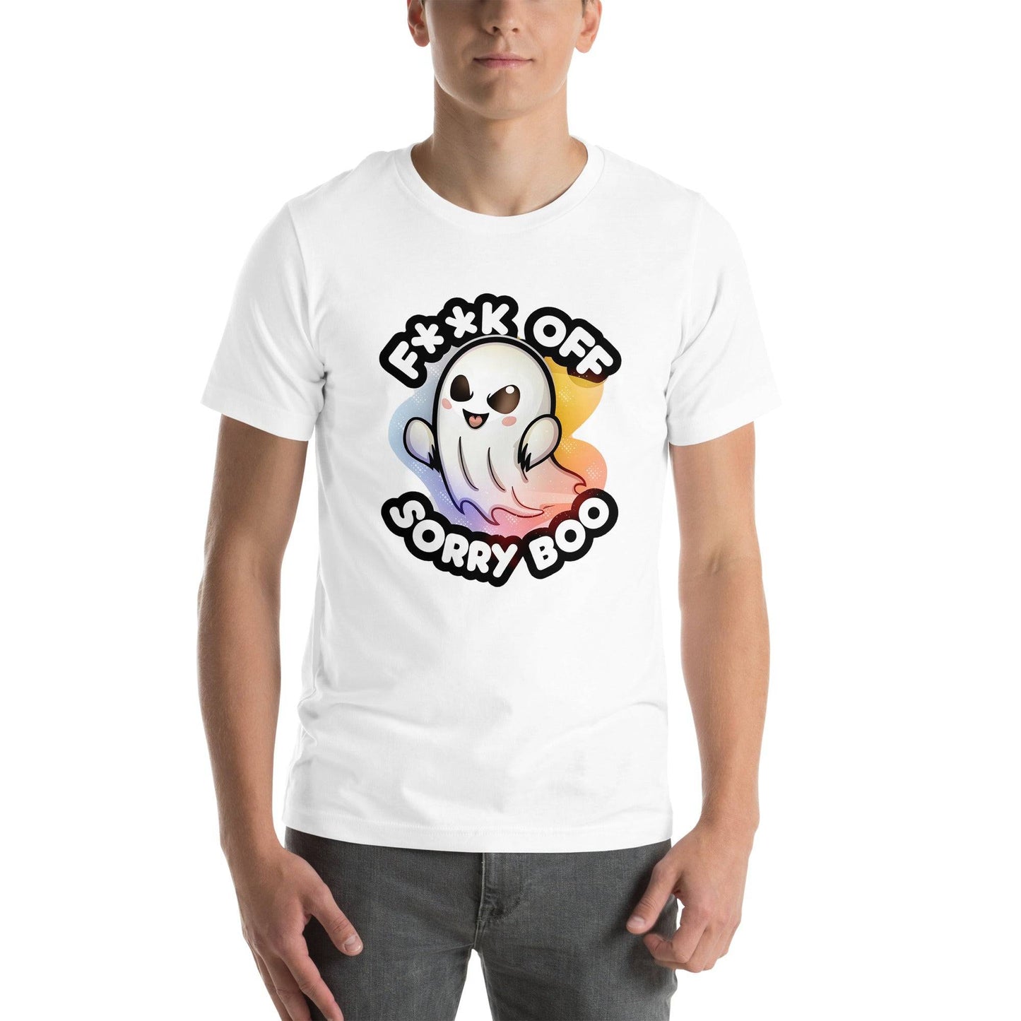 Funny ghost design Unisex t-shirt - The Little Market Shop