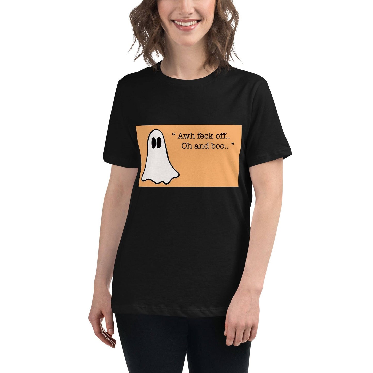 Get Your Hilarious Irish Ghost FECK OFF T-Shirt - The Little Market Shop
