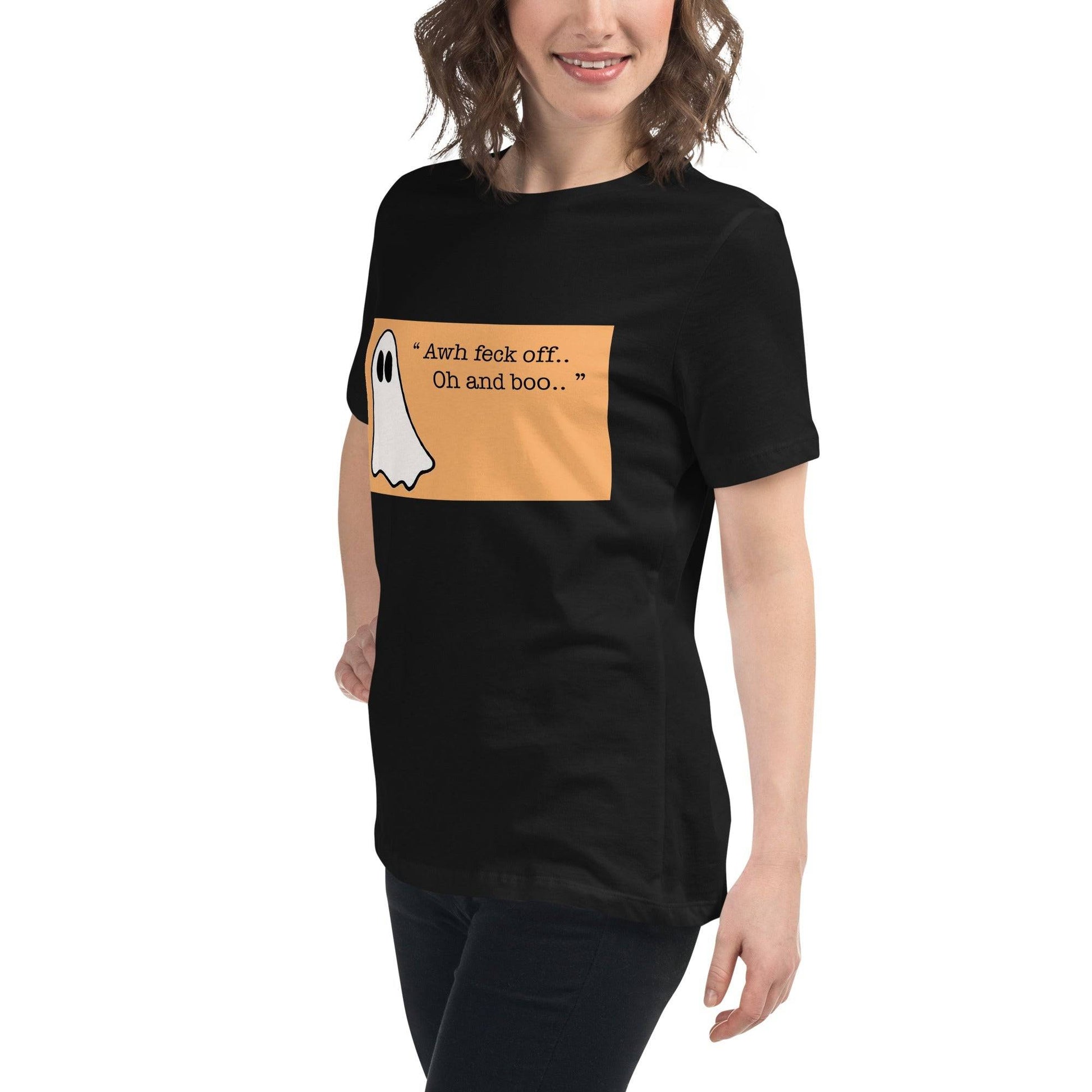 Get Your Hilarious Irish Ghost FECK OFF T-Shirt - The Little Market Shop