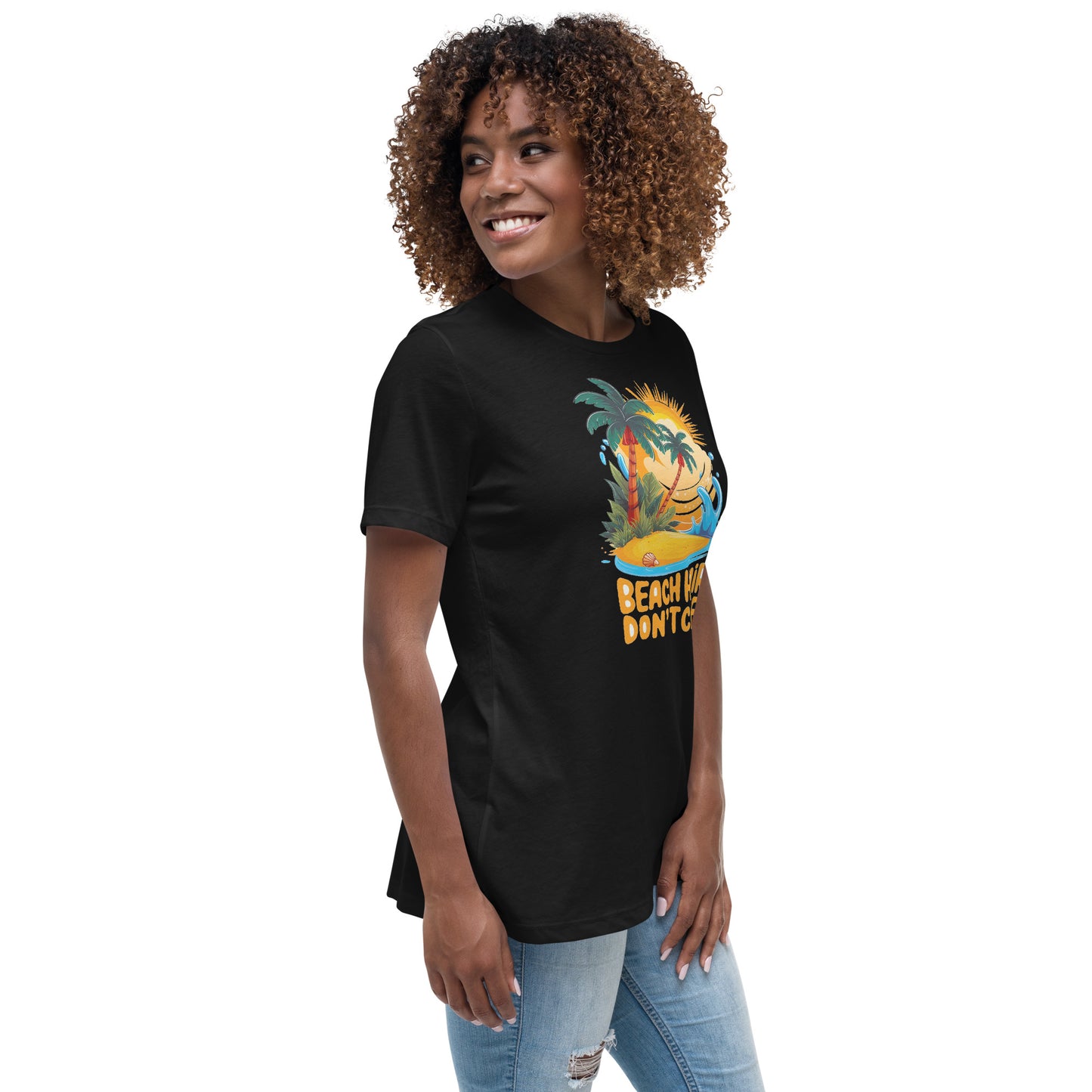 Beach hair Don't care - Women's Relaxed T-Shirt - The Little Market Shop
