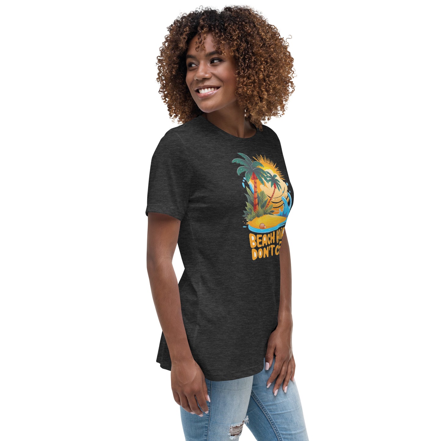 Beach hair Don't care - Women's Relaxed T-Shirt - The Little Market Shop