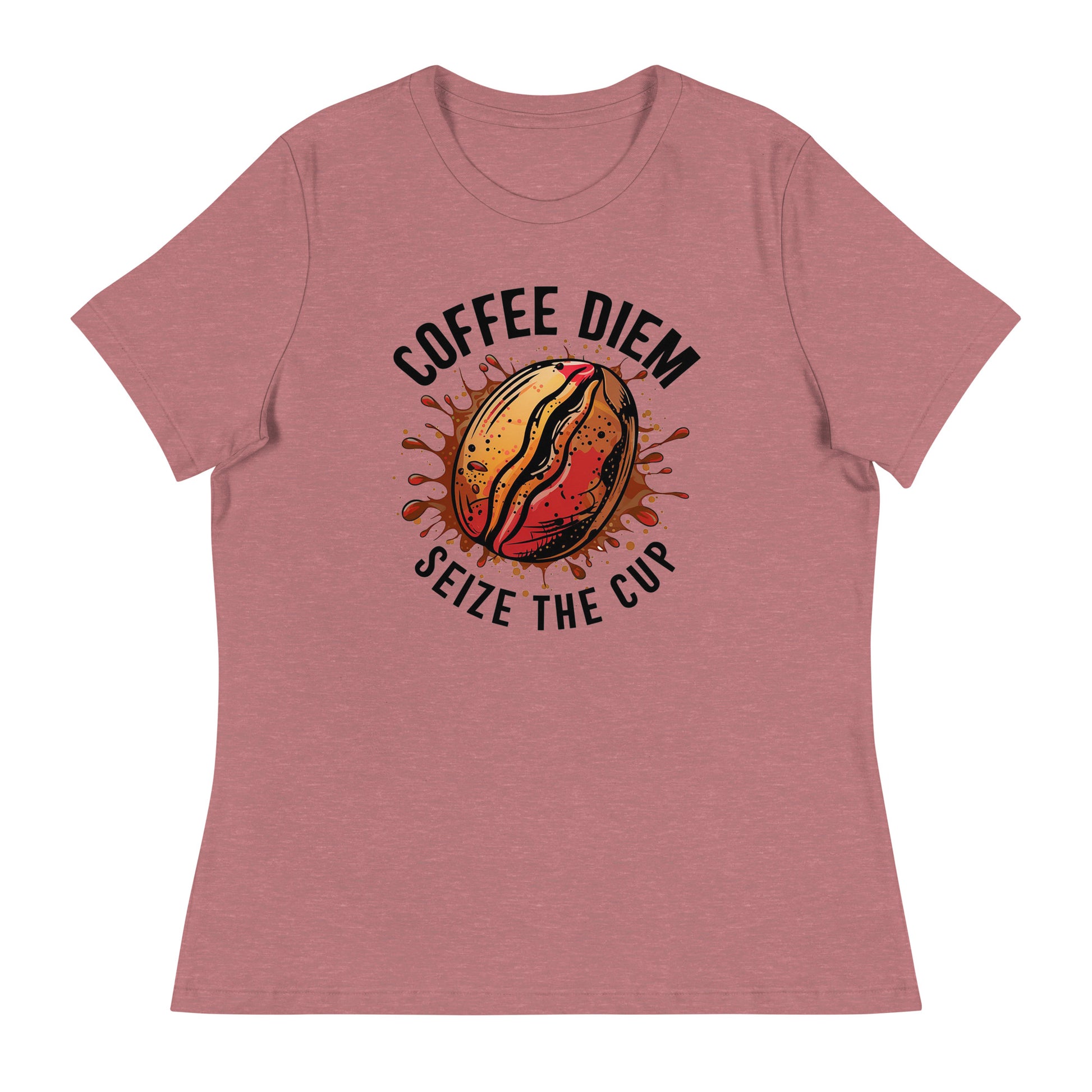 Coffee Deim - Seize the Cup - Women's Relaxed T-Shirt - The Little Market Shop