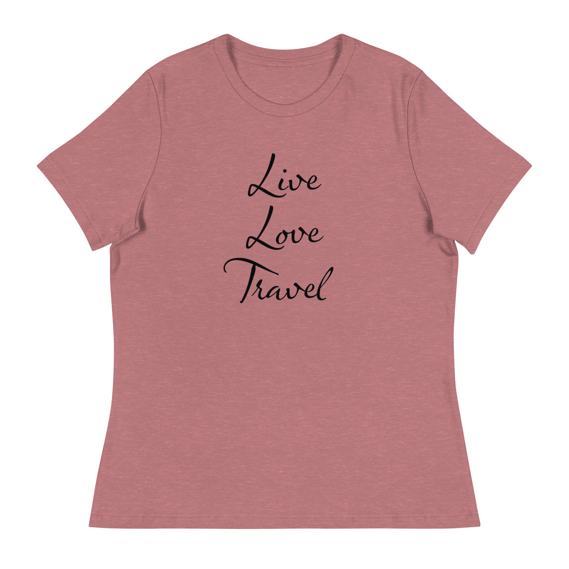 Live Love Travel - Women's Relaxed T-Shirt - The Little Market Shop