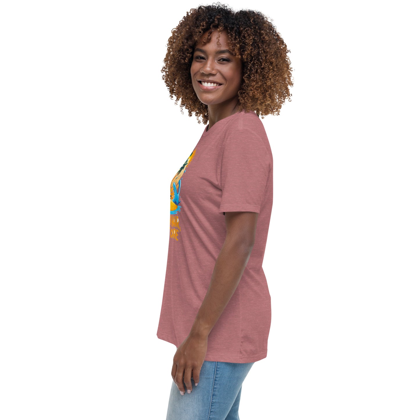 Beach hair Don't care - Women's Relaxed T-Shirt - The Little Market Shop