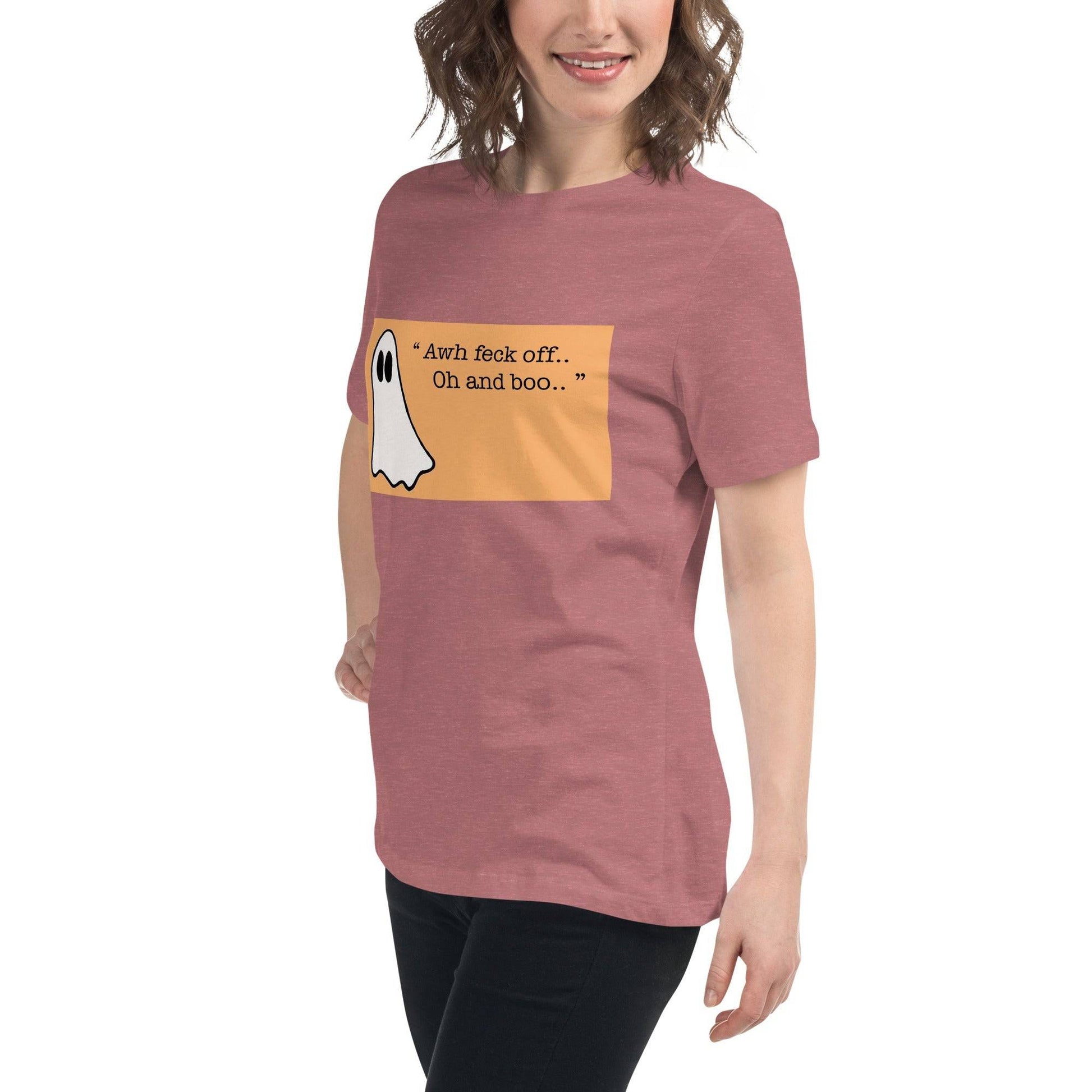 Get Your Hilarious Irish Ghost FECK OFF T-Shirt - The Little Market Shop