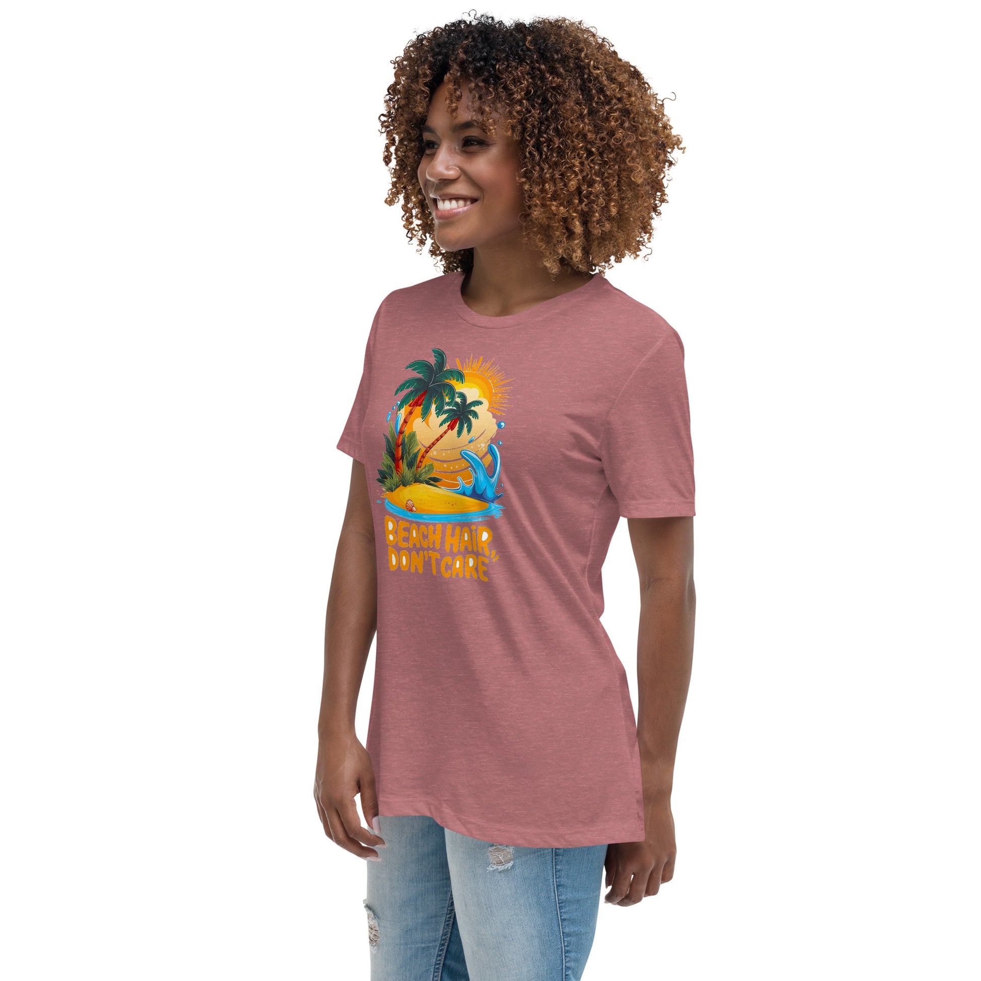 Beach hair Don't care - Women's Relaxed T-Shirt - The Little Market Shop