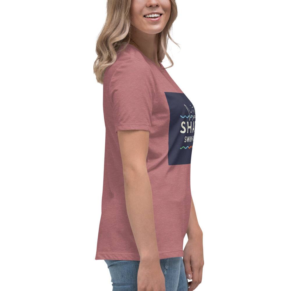 Keep Calm and Swim Faster' T Shirt Women's Relaxed T-Shirt - The Little Market Shop