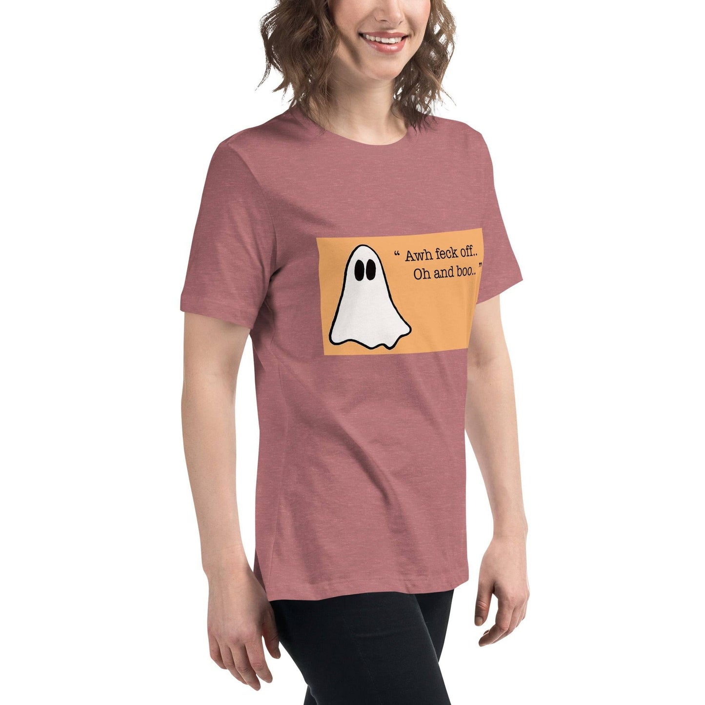 Get Your Hilarious Irish Ghost FECK OFF T-Shirt - The Little Market Shop