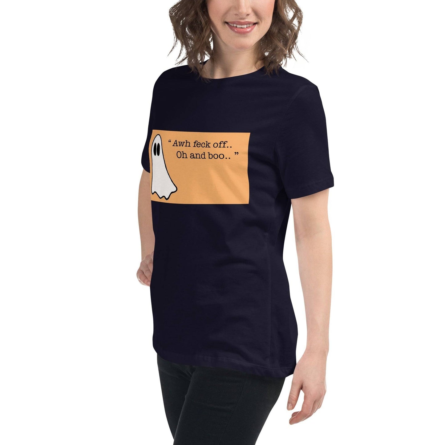 Get Your Hilarious Irish Ghost FECK OFF T-Shirt - The Little Market Shop