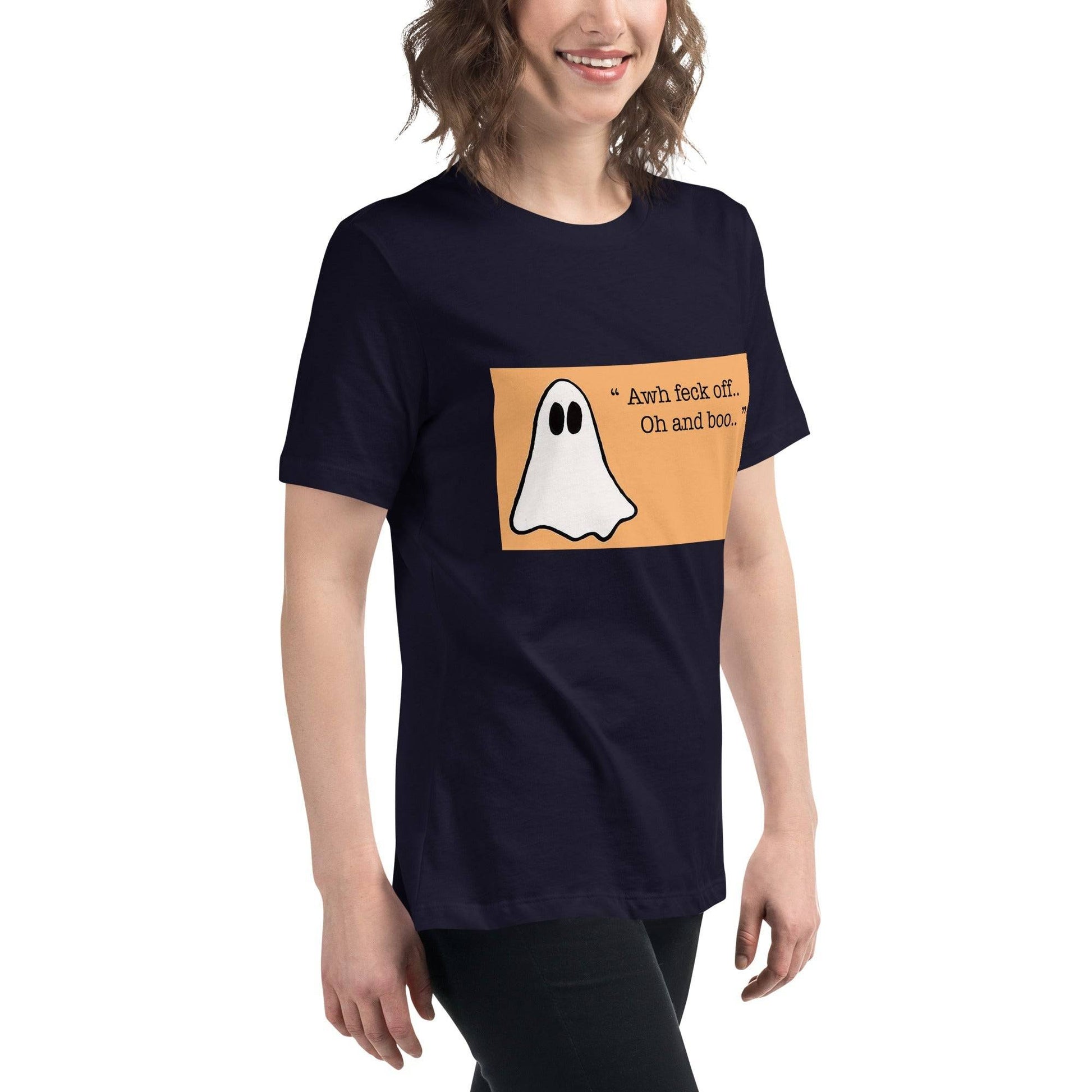 Get Your Hilarious Irish Ghost FECK OFF T-Shirt - The Little Market Shop
