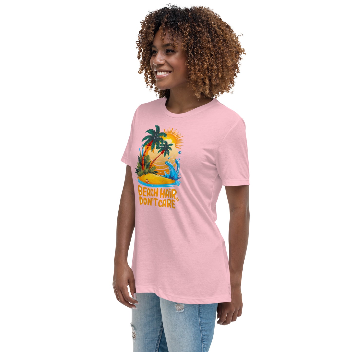 Beach hair Don't care - Women's Relaxed T-Shirt - The Little Market Shop