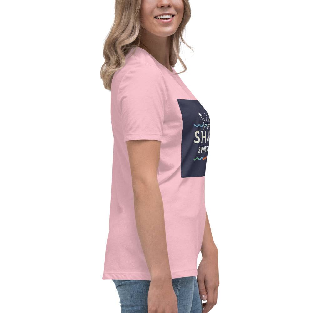 Keep Calm and Swim Faster' T Shirt Women's Relaxed T-Shirt - The Little Market Shop