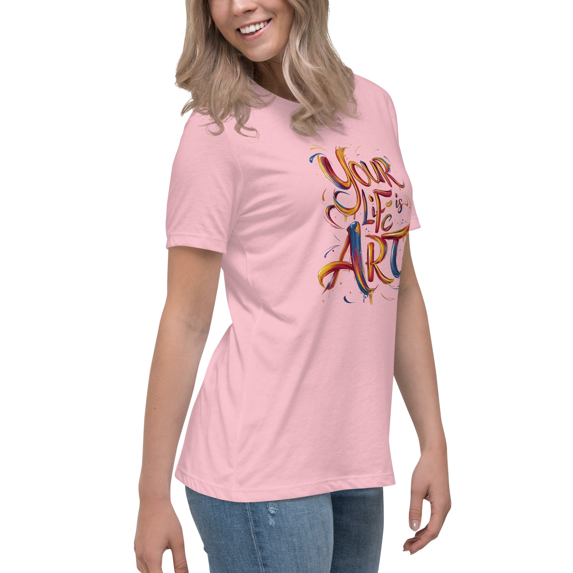 Your Life is Art - Women's Relaxed T-Shirt - The Little Market Shop